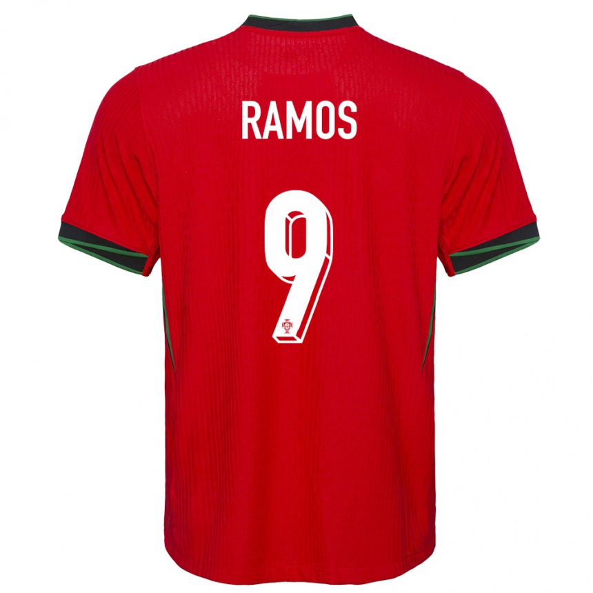 Niño Fútbol Camiseta Portugal Goncalo Ramos #9 Rojo 1ª Equipación 24-26 México