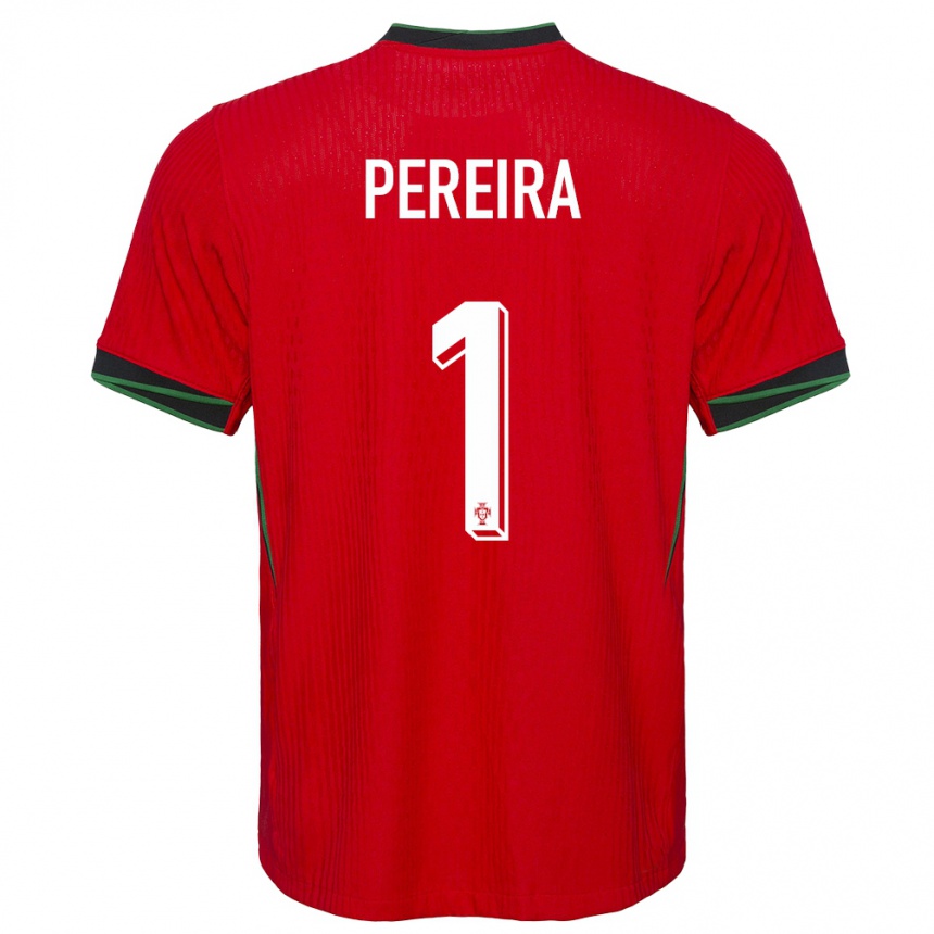 Niño Fútbol Camiseta Portugal Ines Pereira #1 Rojo 1ª Equipación 24-26 México