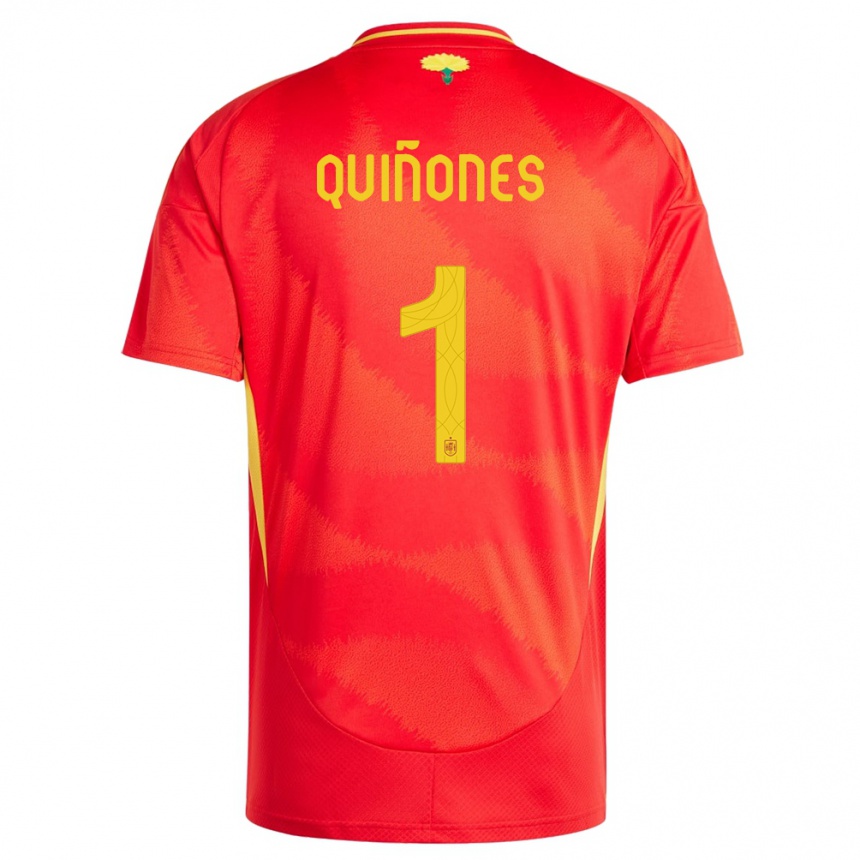 Niño Fútbol Camiseta España Mariasun Quinones #1 Rojo 1ª Equipación 24-26 México