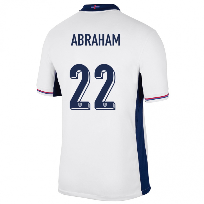 Niño Fútbol Camiseta Inglaterra Tammy Abraham #22 Blanco 1ª Equipación 24-26 México