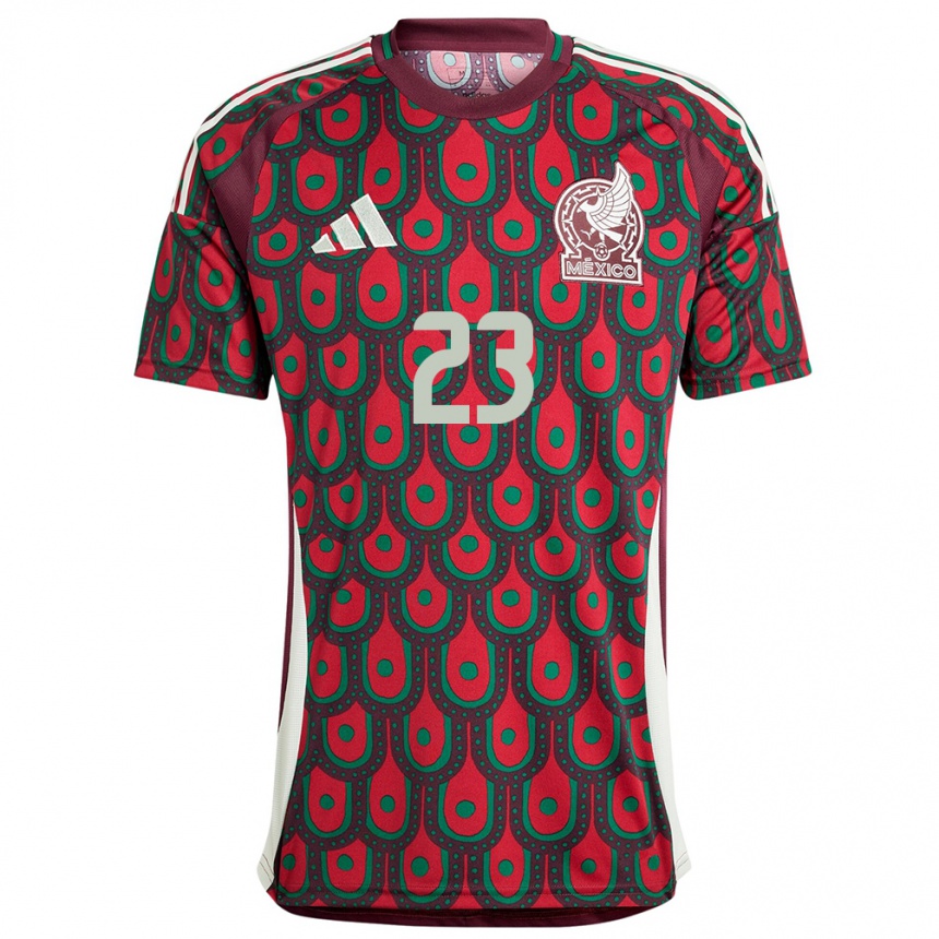 Niño Fútbol Camiseta México Jesus Gallardo #23 Granate 1ª Equipación 24-26 México