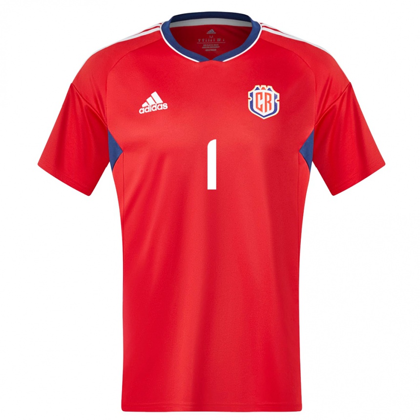 Niño Fútbol Camiseta Costa Rica Abraham Madriz #1 Rojo 1ª Equipación 24-26 México