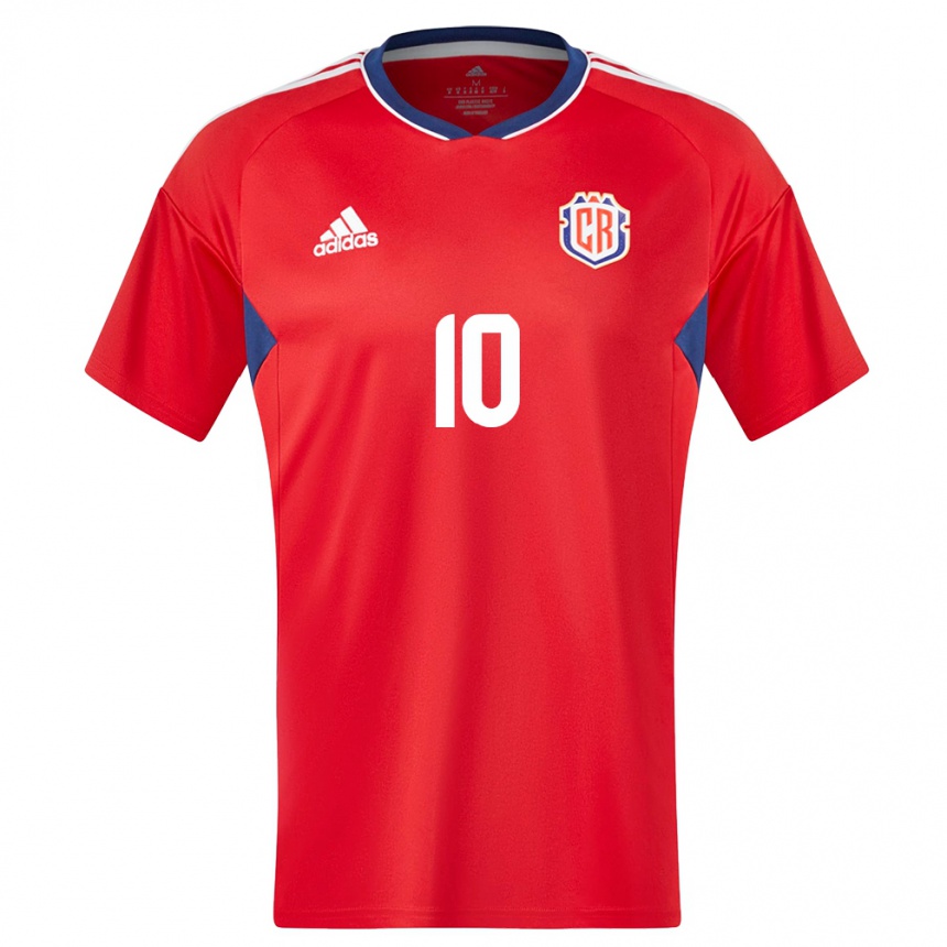 Niño Fútbol Camiseta Costa Rica Bryan Ruiz #10 Rojo 1ª Equipación 24-26 México