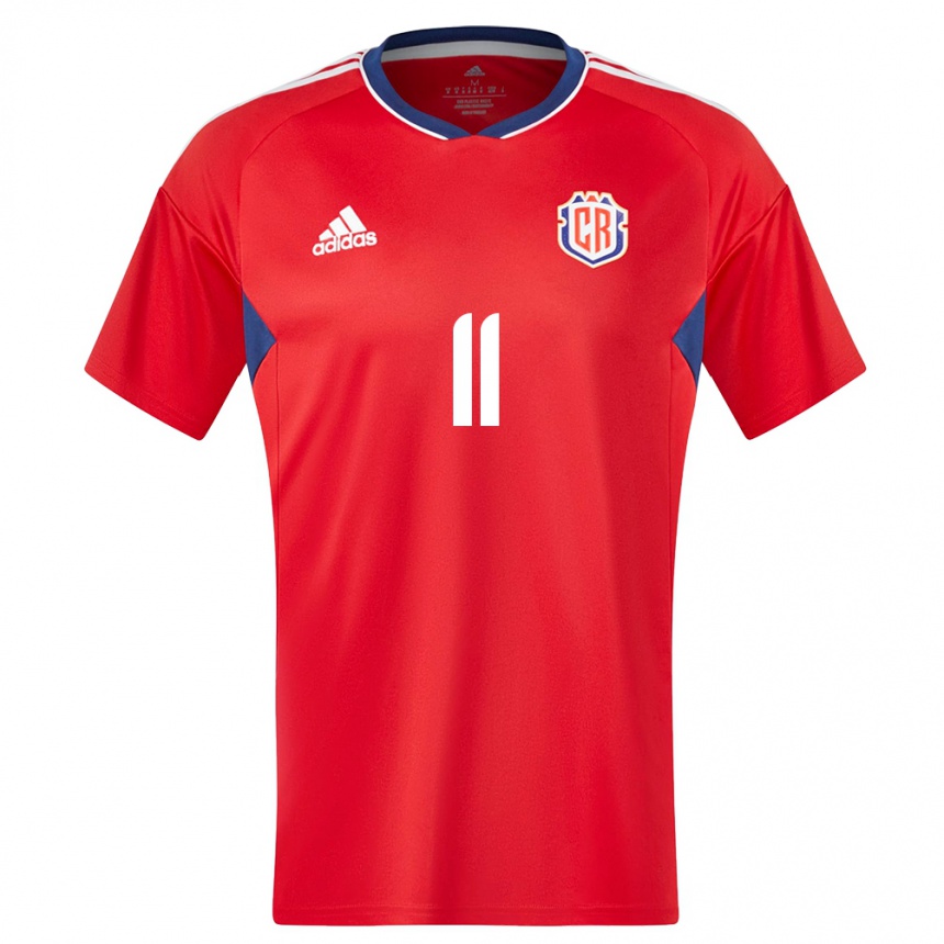 Niño Fútbol Camiseta Costa Rica Johan Venegas #11 Rojo 1ª Equipación 24-26 México