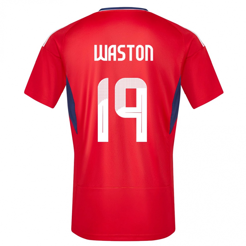 Niño Fútbol Camiseta Costa Rica Kendall Waston #19 Rojo 1ª Equipación 24-26 México