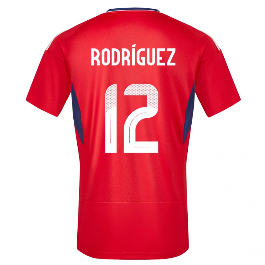 Niño Fútbol Camiseta Costa Rica Lixy Rodriguez #12 Rojo 1ª Equipación 24-26 México