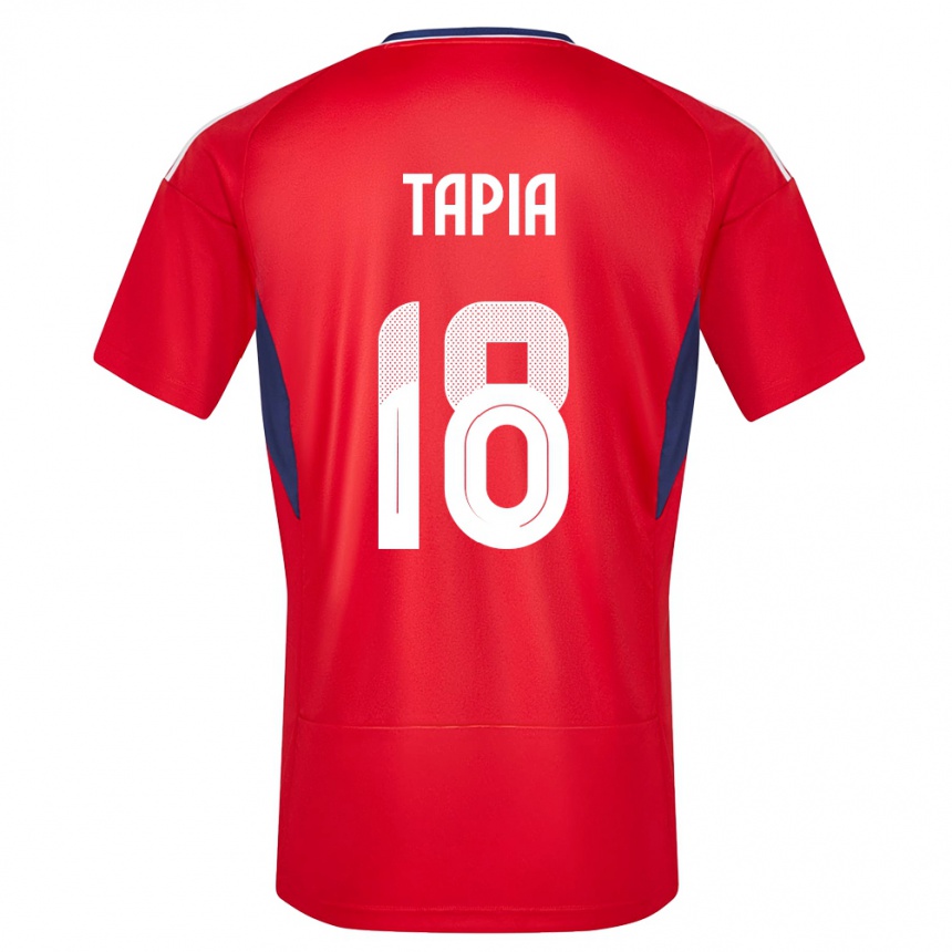 Niño Fútbol Camiseta Costa Rica Priscilla Tapia #18 Rojo 1ª Equipación 24-26 México