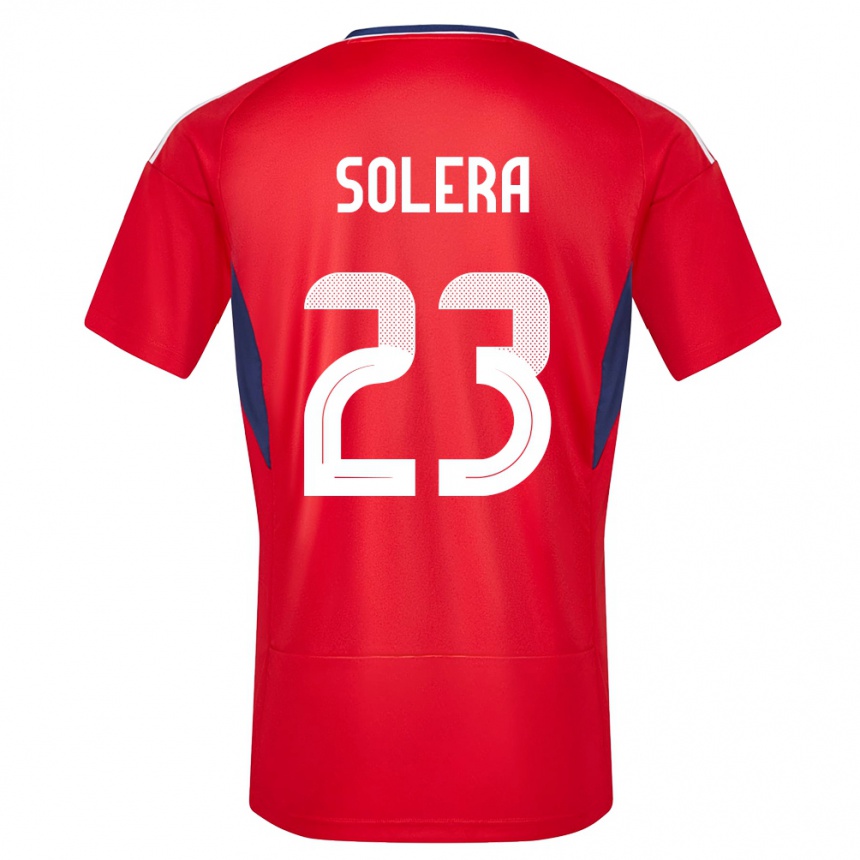 Niño Fútbol Camiseta Costa Rica Daniela Solera #23 Rojo 1ª Equipación 24-26 México