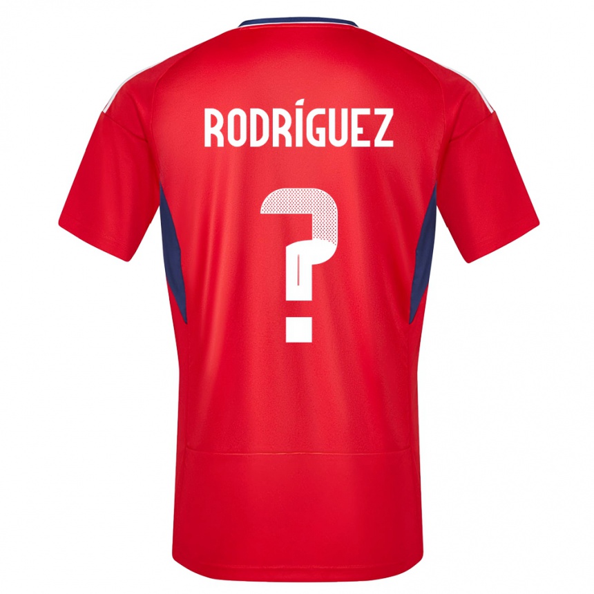 Niño Fútbol Camiseta Costa Rica Bradley Rodriguez #0 Rojo 1ª Equipación 24-26 México