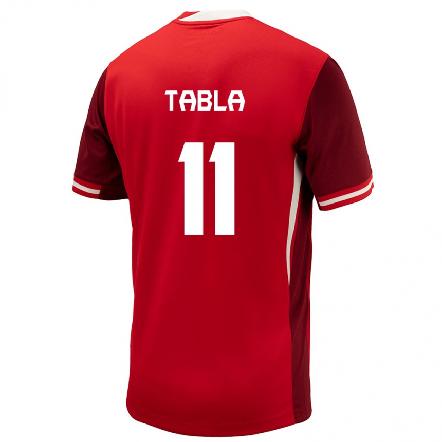 Niño Fútbol Camiseta Canadá Ballou Tabla #11 Rojo 1ª Equipación 24-26 México