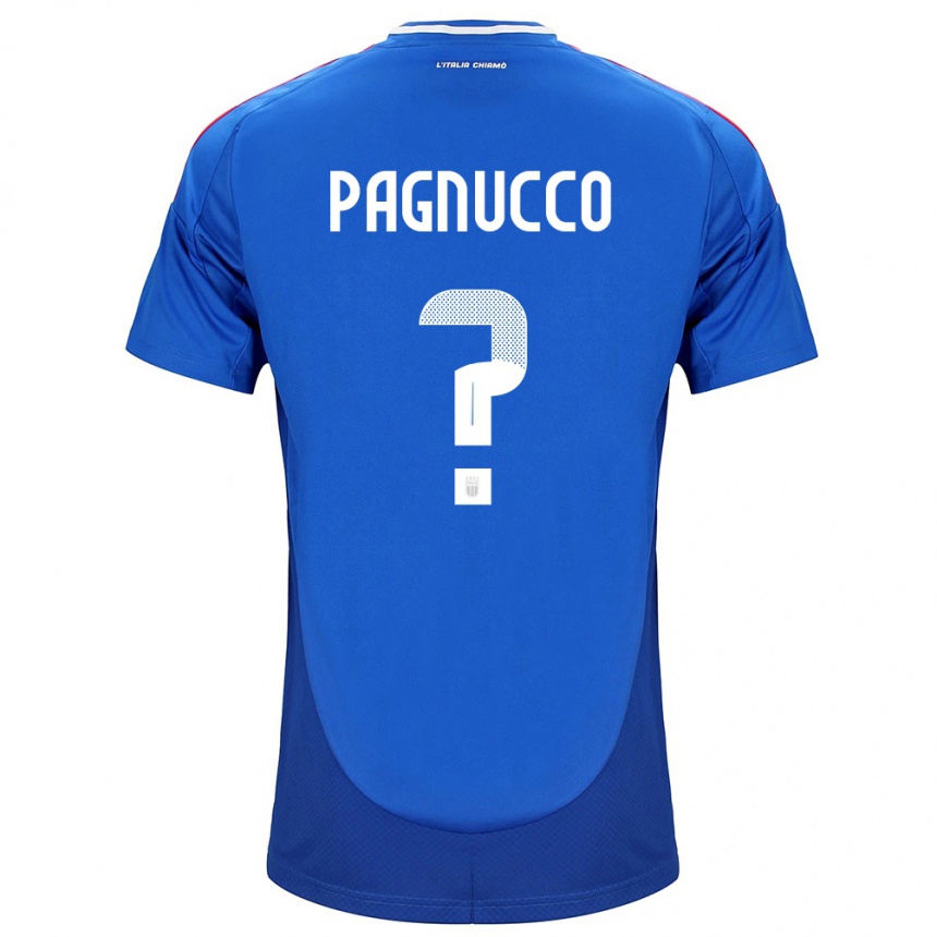 Niño Fútbol Camiseta Italia Filippo Pagnucco #0 Azul 1ª Equipación 24-26 México