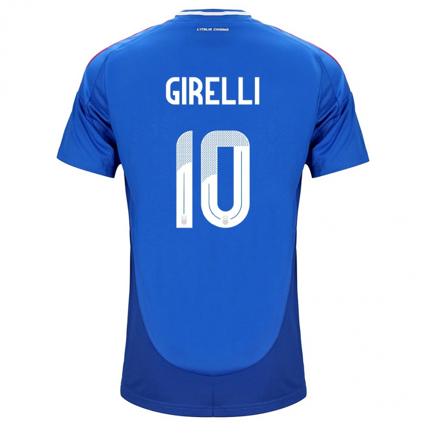 Niño Fútbol Camiseta Italia Cristiana Girelli #10 Azul 1ª Equipación 24-26 México