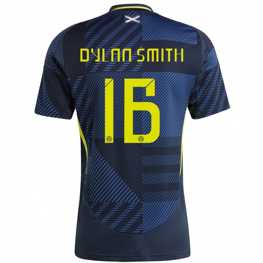 Niño Fútbol Camiseta Escocia Dylan Smith #16 Azul Oscuro 1ª Equipación 24-26 México