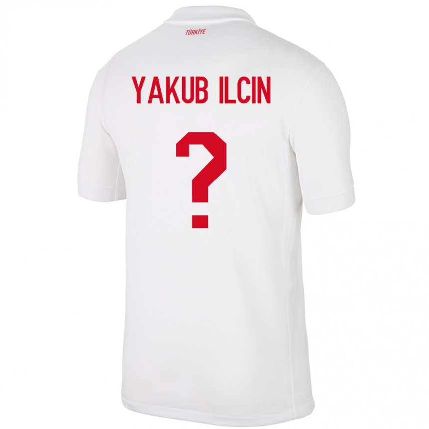 Niño Fútbol Camiseta Turquía Hasan Yakub İlçin #0 Blanco 1ª Equipación 24-26 México