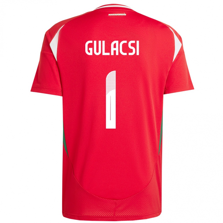 Niño Fútbol Camiseta Hungría Péter Gulácsi #1 Rojo 1ª Equipación 24-26 México