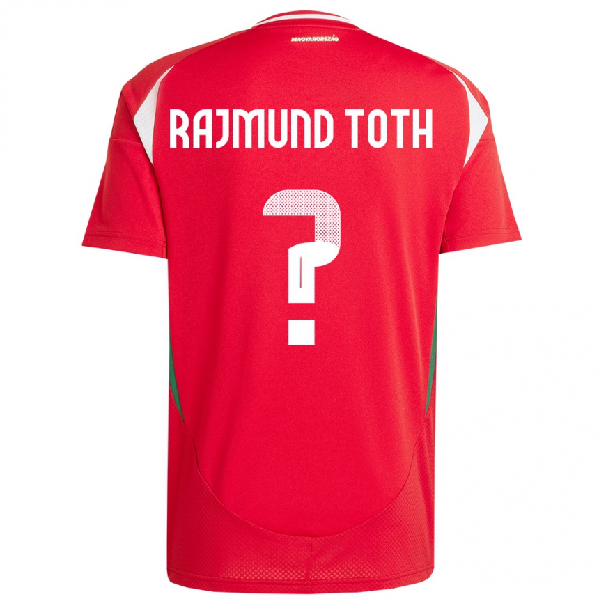 Niño Fútbol Camiseta Hungría Rajmund Tóth #0 Rojo 1ª Equipación 24-26 México