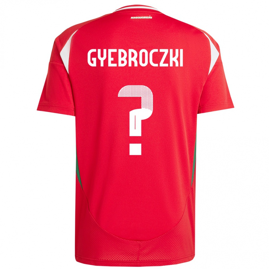 Niño Fútbol Camiseta Hungría Dávid Gyebróczki #0 Rojo 1ª Equipación 24-26 México