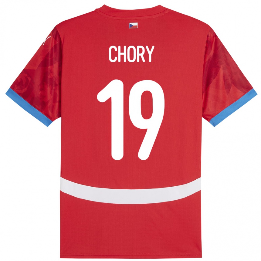 Niño Fútbol Camiseta Chequia Tomas Chory #19 Rojo 1ª Equipación 24-26 México