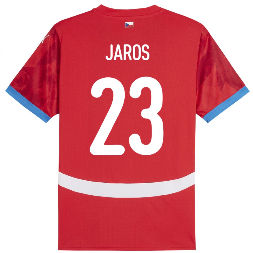 Niño Fútbol Camiseta Chequia Vitezslav Jaros #23 Rojo 1ª Equipación 24-26 México