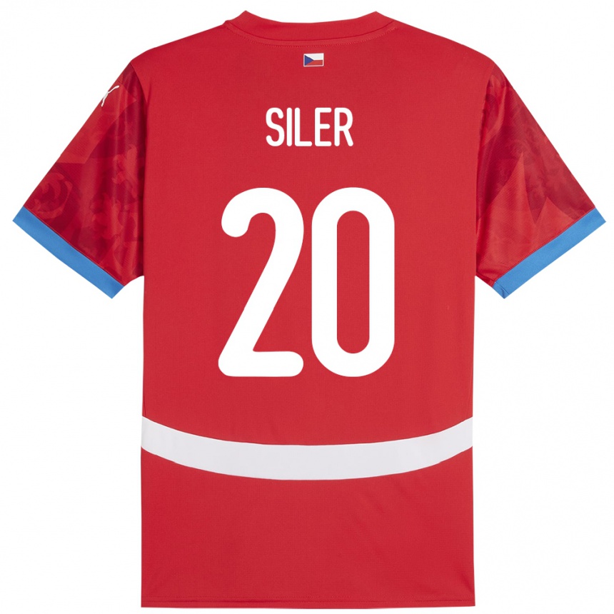 Niño Fútbol Camiseta Chequia Radek Siler #20 Rojo 1ª Equipación 24-26 México