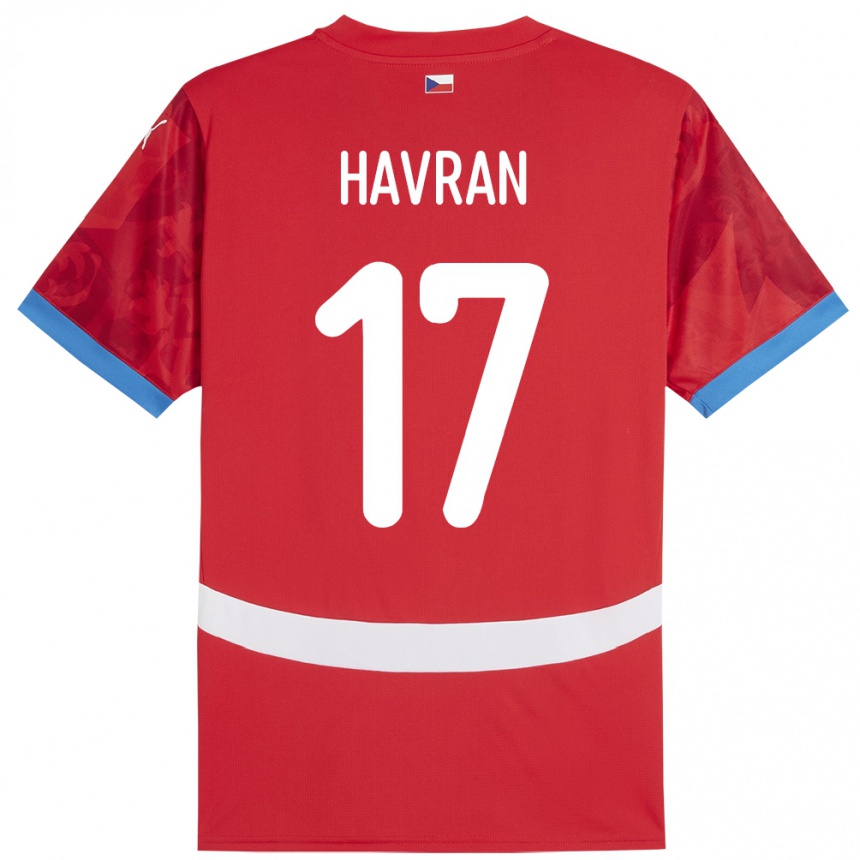 Niño Fútbol Camiseta Chequia Marek Havran #17 Rojo 1ª Equipación 24-26 México