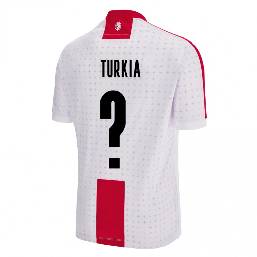 Niño Fútbol Camiseta Georgia Aleksandre Turkia #0 Blanco 1ª Equipación 24-26 México