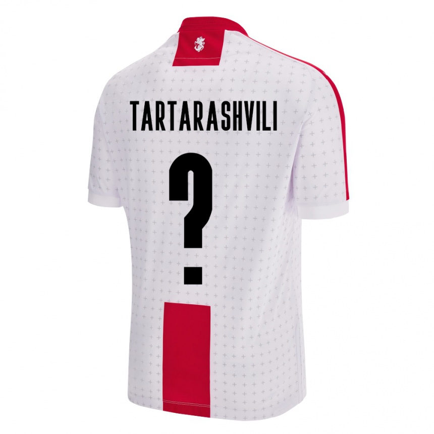 Niño Fútbol Camiseta Georgia Saba Tartarashvili #0 Blanco 1ª Equipación 24-26 México