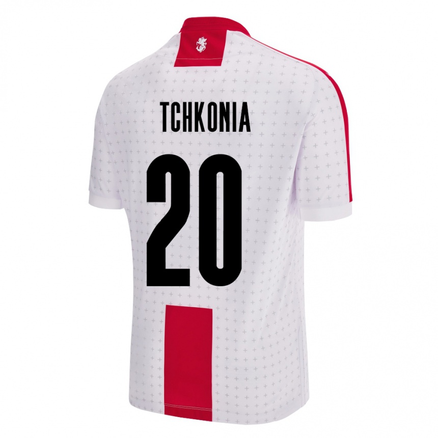 Niño Fútbol Camiseta Georgia Khatia Tchkonia #20 Blanco 1ª Equipación 24-26 México