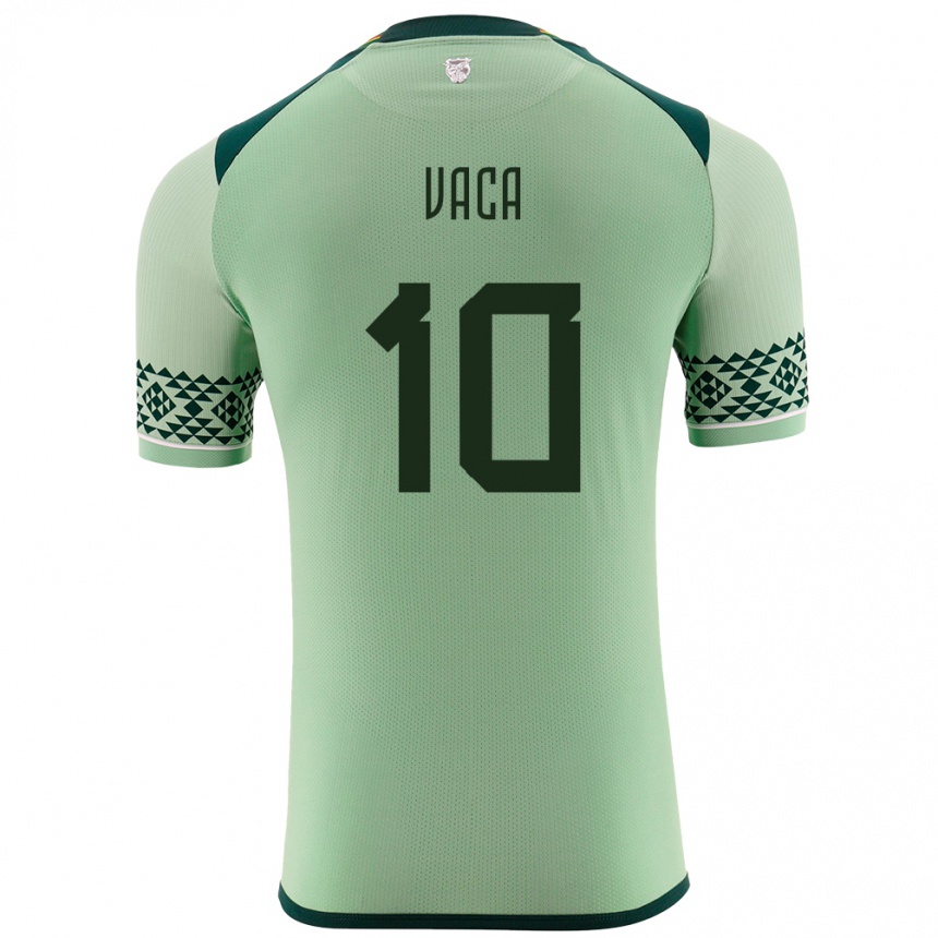 Niño Fútbol Camiseta Bolivia Ramiro Vaca #10 Verde Claro 1ª Equipación 24-26 México