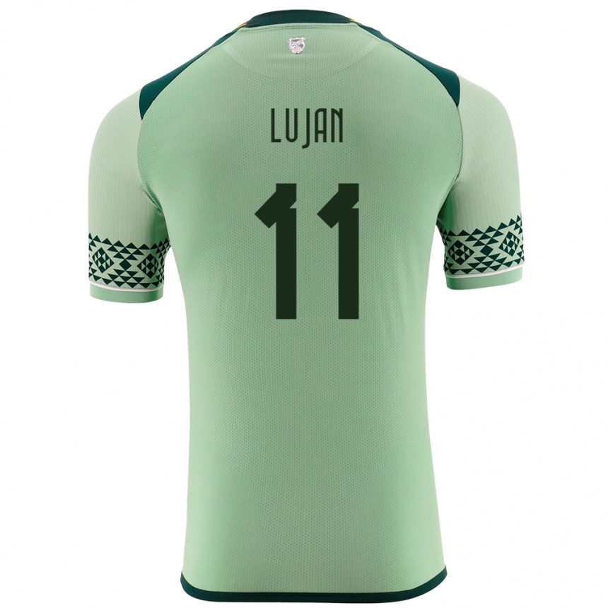 Niño Fútbol Camiseta Bolivia Pablo Luján #11 Verde Claro 1ª Equipación 24-26 México