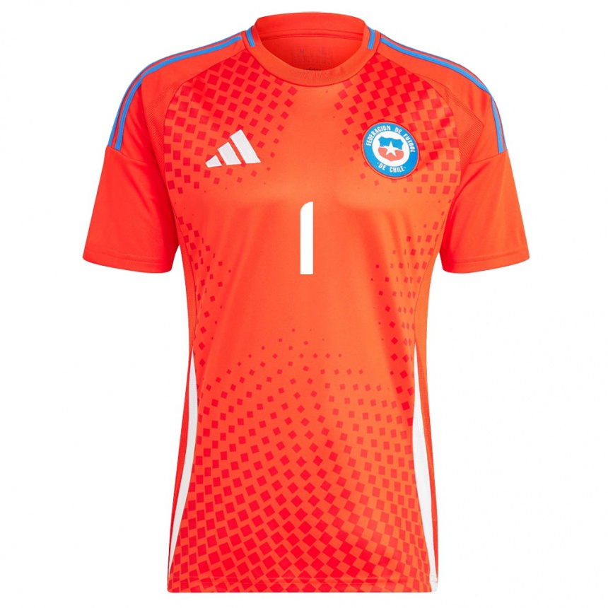 Niño Fútbol Camiseta Chile Claudio Bravo #1 Rojo 1ª Equipación 24-26 México