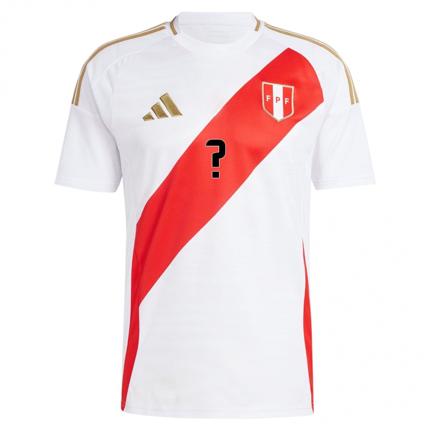 Niño Fútbol Camiseta Perú Juan Martínez #0 Blanco 1ª Equipación 24-26 México