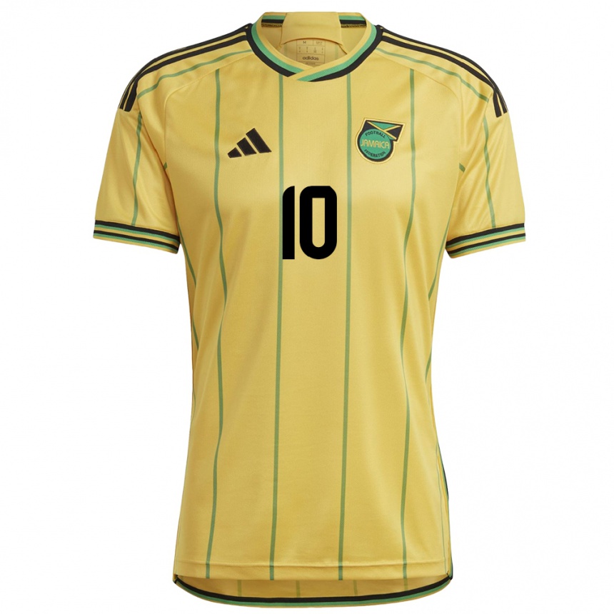 Niño Fútbol Camiseta Jamaica Jody Brown #10 Amarillo 1ª Equipación 24-26 México