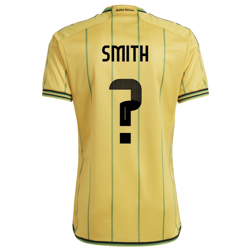 Niño Fútbol Camiseta Jamaica Andrene Smith #0 Amarillo 1ª Equipación 24-26 México