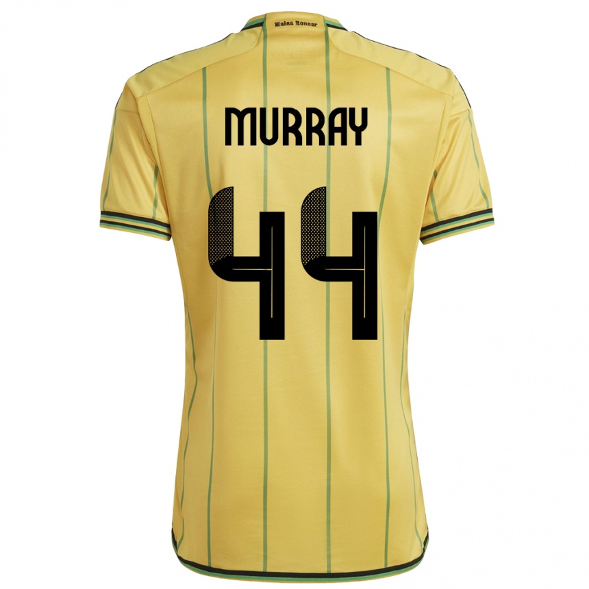 Niño Fútbol Camiseta Jamaica Satara Murray #44 Amarillo 1ª Equipación 24-26 México