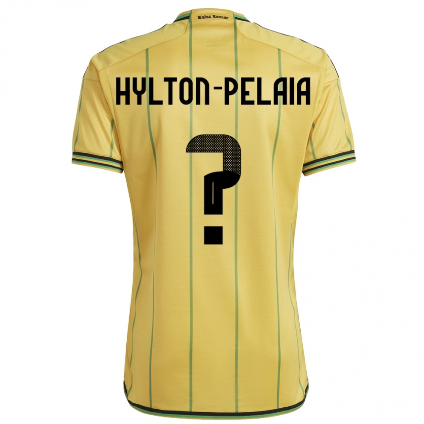 Niño Fútbol Camiseta Jamaica Jayda Hylton-Pelaia #0 Amarillo 1ª Equipación 24-26 México