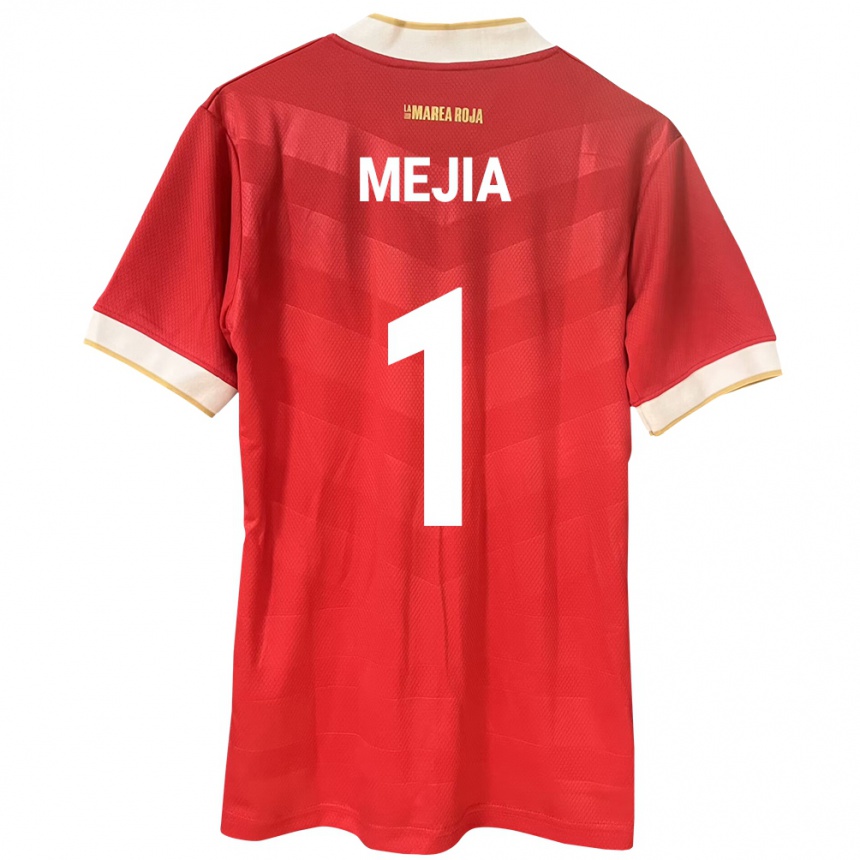 Niño Fútbol Camiseta Panamá Luis Mejía #1 Rojo 1ª Equipación 24-26 México