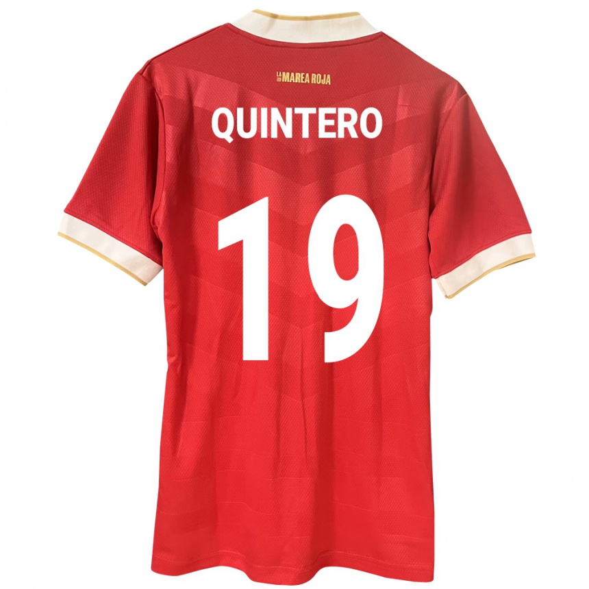 Niño Fútbol Camiseta Panamá Alberto Quintero #19 Rojo 1ª Equipación 24-26 México