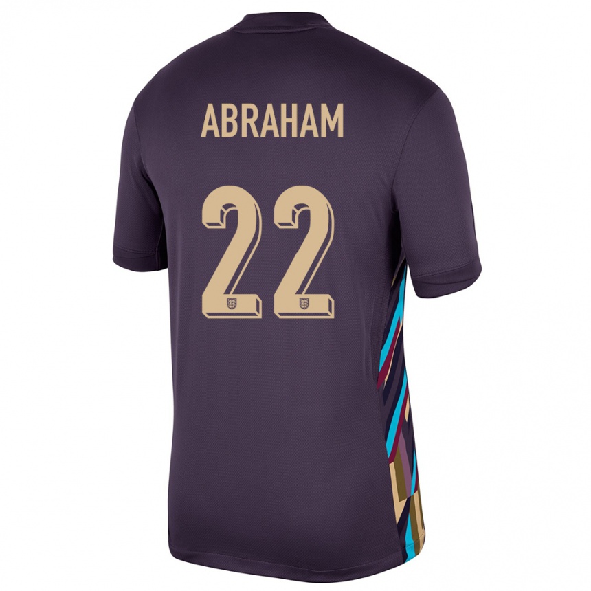 Niño Fútbol Camiseta Inglaterra Tammy Abraham #22 Pasa Oscura 2ª Equipación 24-26 México