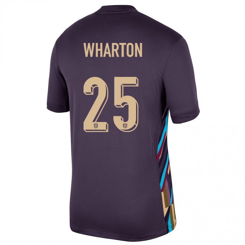 Niño Fútbol Camiseta Inglaterra Adam Wharton #25 Pasa Oscura 2ª Equipación 24-26 México