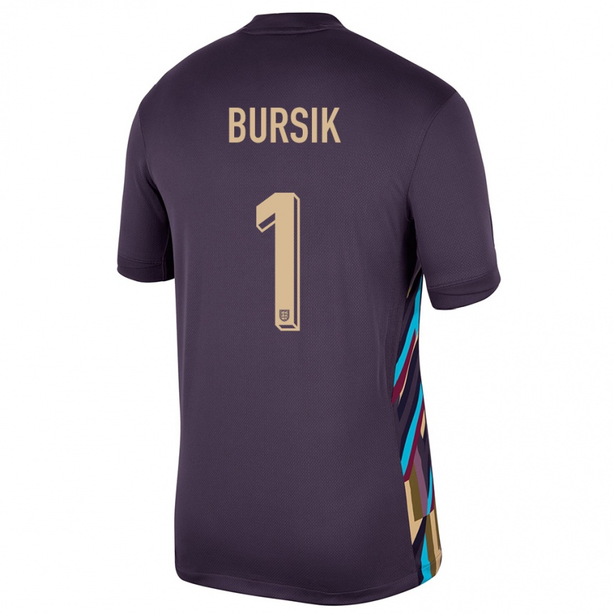 Niño Fútbol Camiseta Inglaterra Josef Bursik #1 Pasa Oscura 2ª Equipación 24-26 México