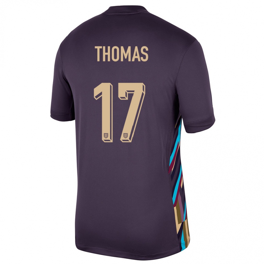 Niño Fútbol Camiseta Inglaterra Luke Thomas #17 Pasa Oscura 2ª Equipación 24-26 México