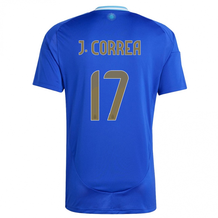 Niño Fútbol Camiseta Argentina Joaquin Correa #17 Azul 2ª Equipación 24-26 México