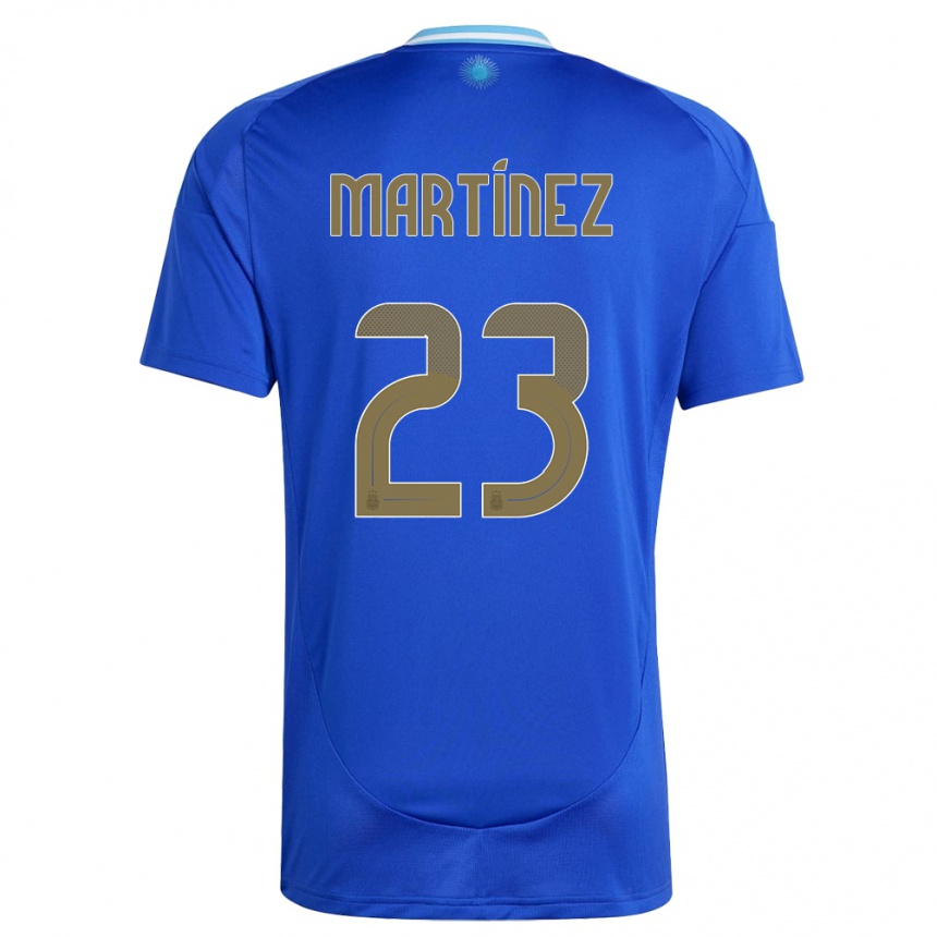 Niño Fútbol Camiseta Argentina Emiliano Martinez #23 Azul 2ª Equipación 24-26 México
