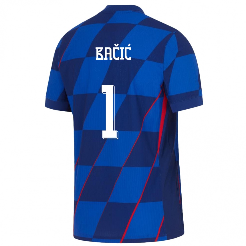 Niño Fútbol Camiseta Croacia Doris Bacic #1 Azul 2ª Equipación 24-26 México