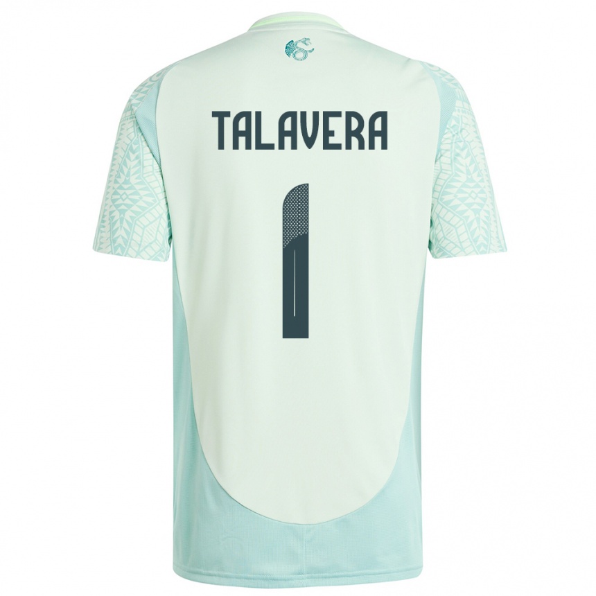 Niño Fútbol Camiseta México Alfredo Talavera #1 Lino Verde 2ª Equipación 24-26 México