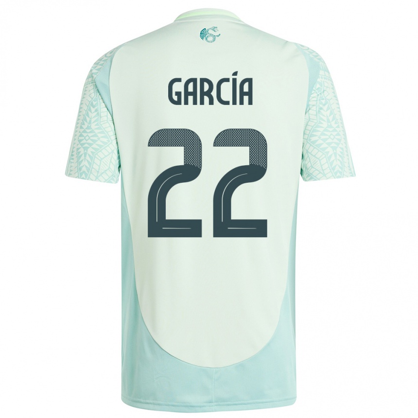 Niño Fútbol Camiseta México Diana Garcia #22 Lino Verde 2ª Equipación 24-26 México