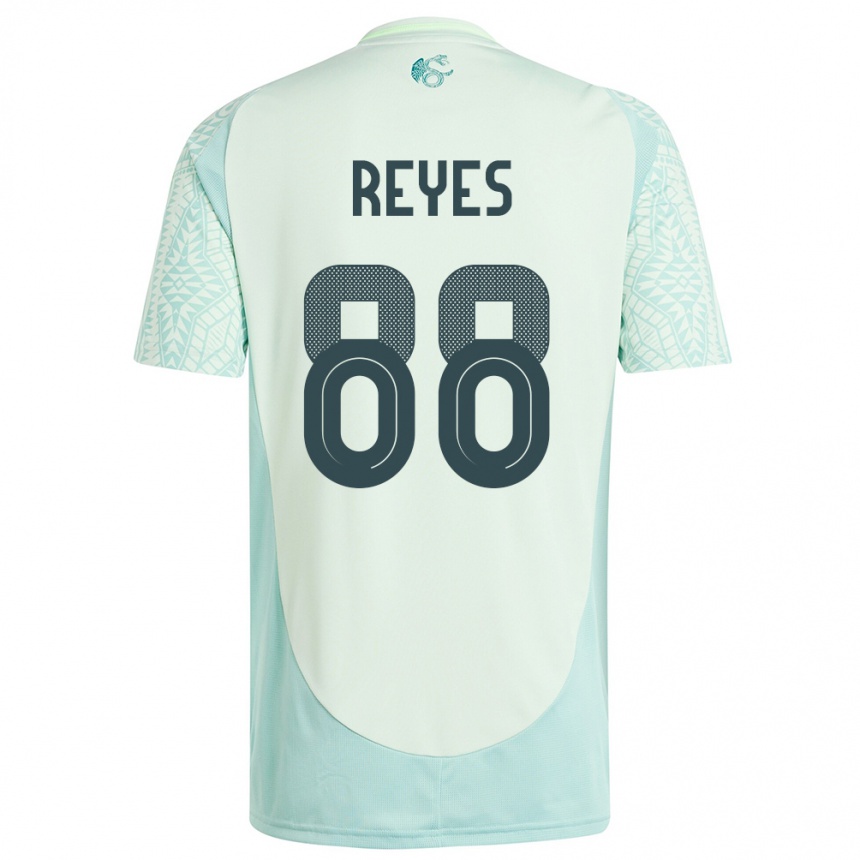 Niño Fútbol Camiseta México Maricarmen Reyes #88 Lino Verde 2ª Equipación 24-26 México