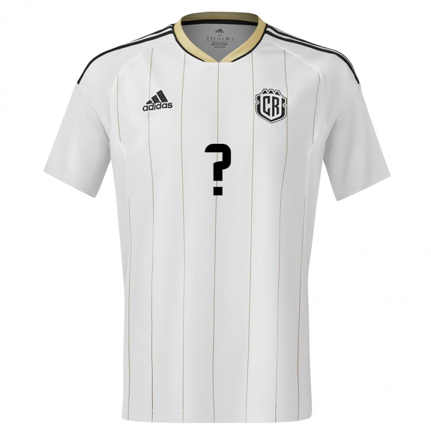 Niño Fútbol Camiseta Costa Rica Pablo Hidalgo #0 Blanco 2ª Equipación 24-26 México