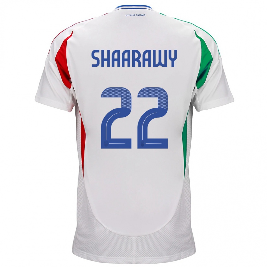 Niño Fútbol Camiseta Italia Stephan El Shaarawy #22 Blanco 2ª Equipación 24-26 México